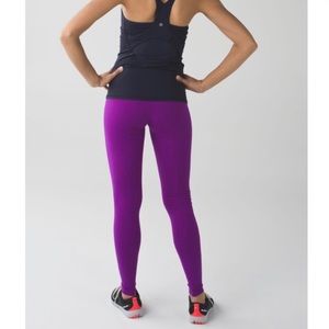 LULULEMON Wunder Under pants - violet tender